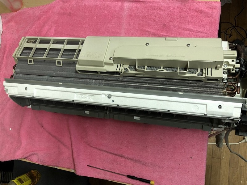 ダイキンエアコン完全分解洗浄【AN40PEBKP-W】 令和3年4月14日の日記 